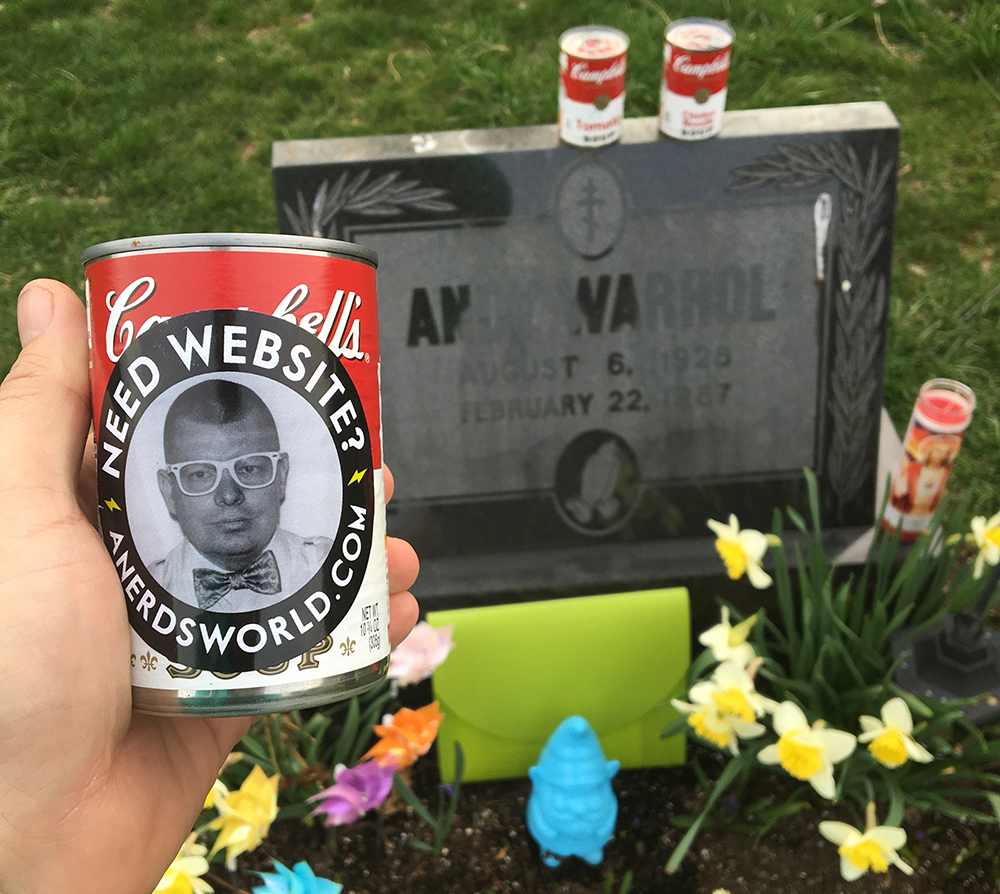 Andy Warhol Grave in Pittsburgh