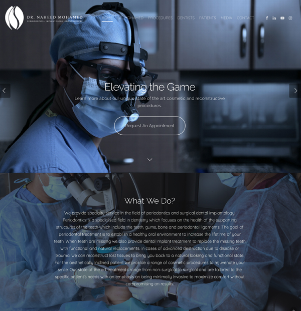 Website Development for Dentists